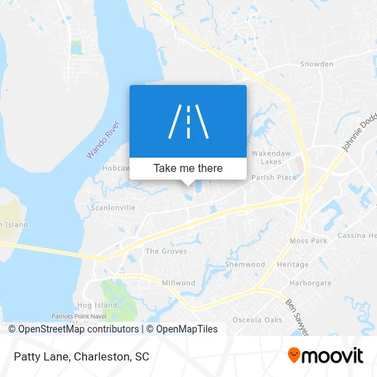 Patty Lane map