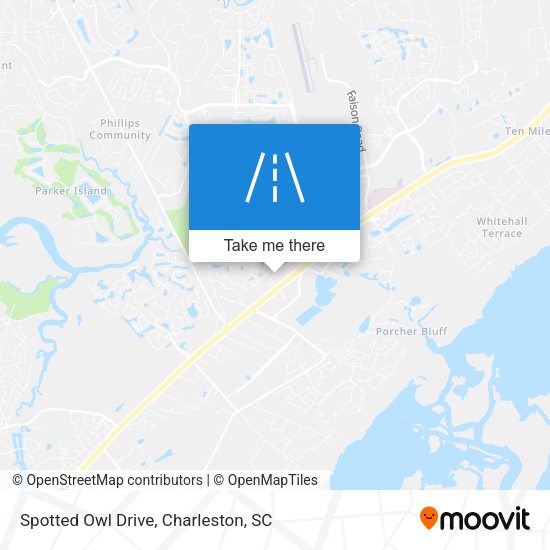 Mapa de Spotted Owl Drive