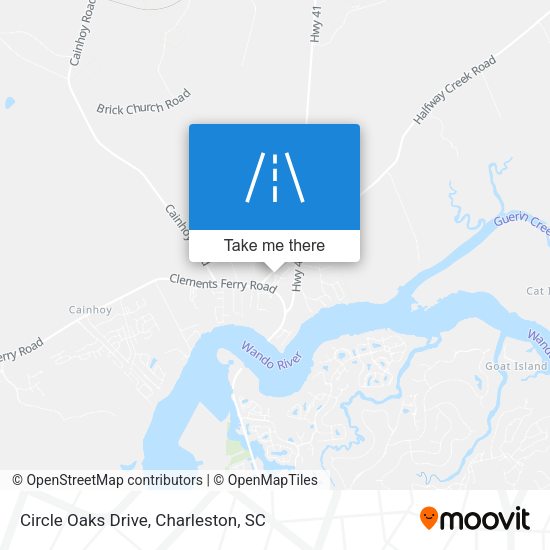 Circle Oaks Drive map