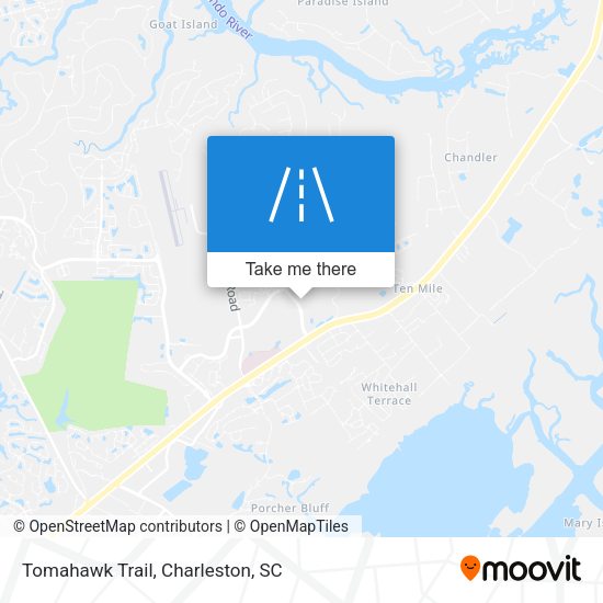 Mapa de Tomahawk Trail