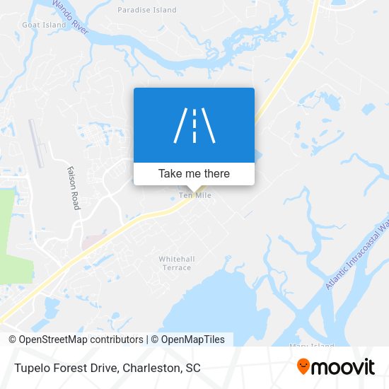 Mapa de Tupelo Forest Drive