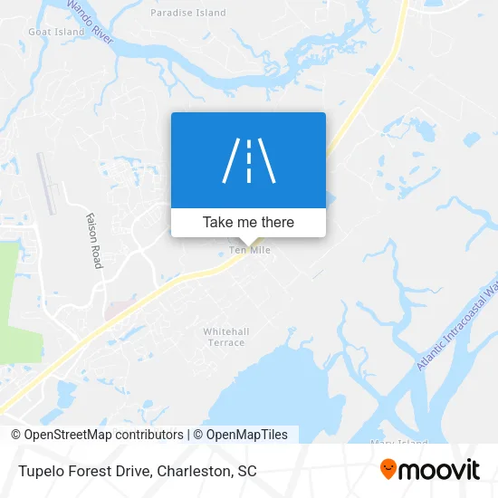 Mapa de Tupelo Forest Drive