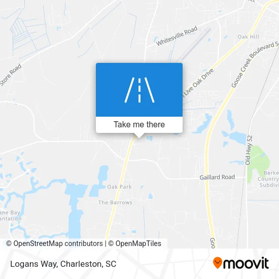 Logans Way map