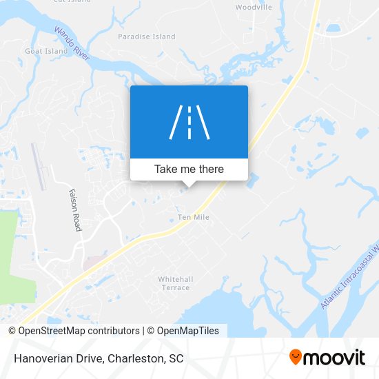 Mapa de Hanoverian Drive