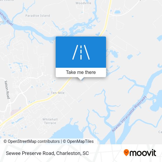 Sewee Preserve Road map