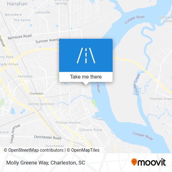 Molly Greene Way map