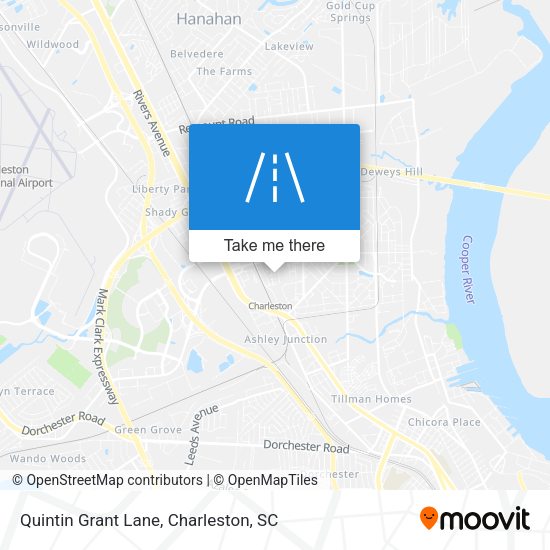 Quintin Grant Lane map