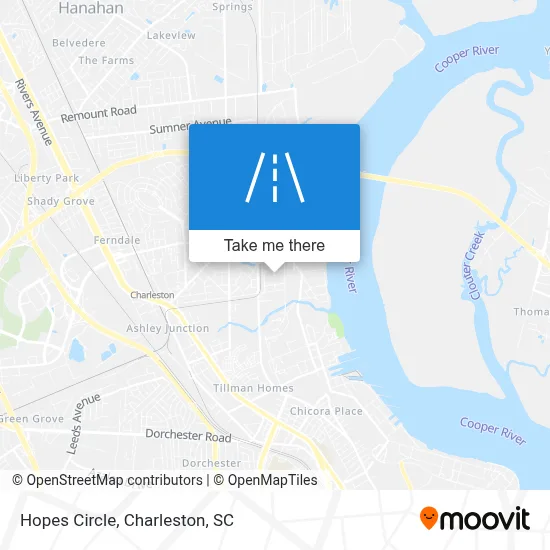 Hopes Circle map