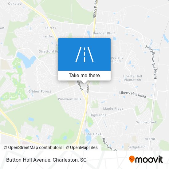 Button Hall Avenue map
