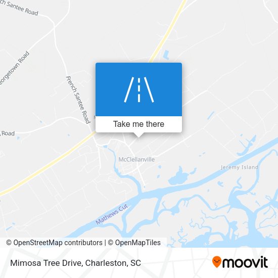 Mimosa Tree Drive map