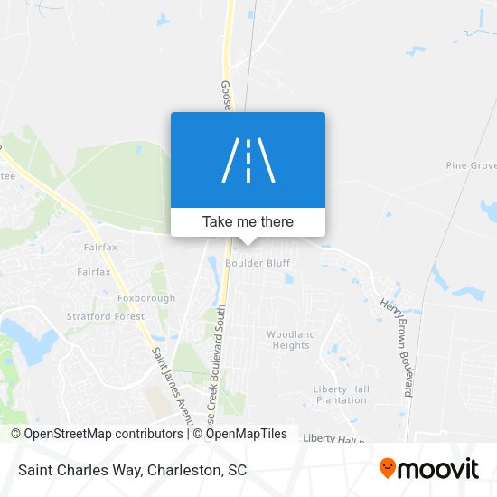 Saint Charles Way map