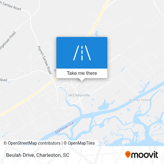 Beulah Drive map