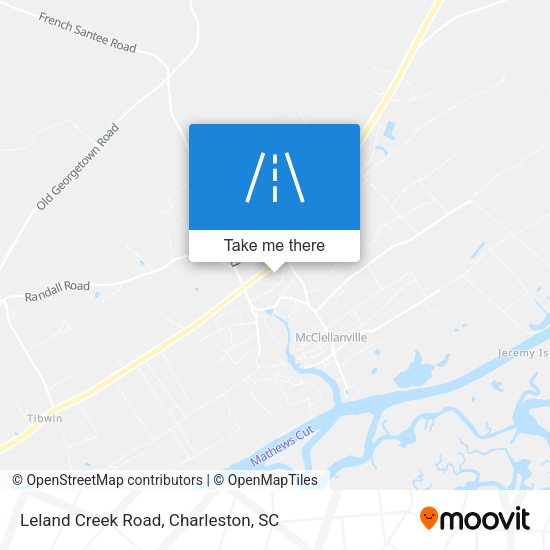 Leland Creek Road map