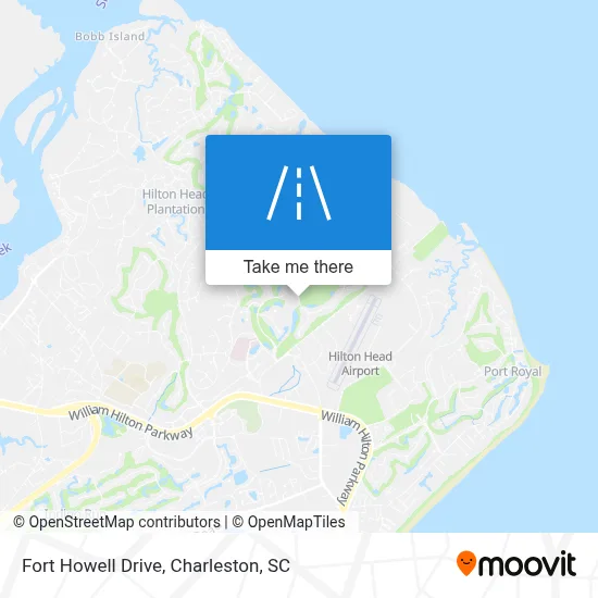 Fort Howell Drive map