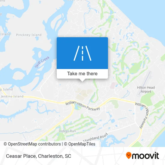 Ceasar Place map
