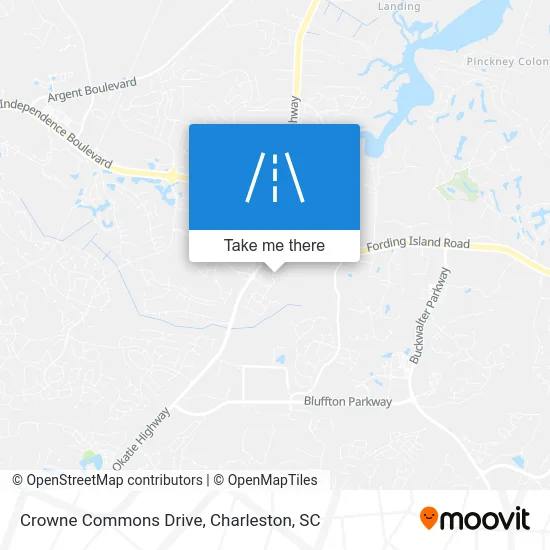 Crowne Commons Drive map