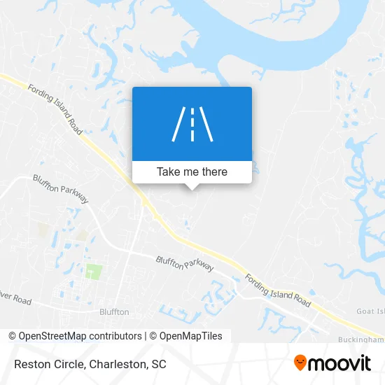 Reston Circle map