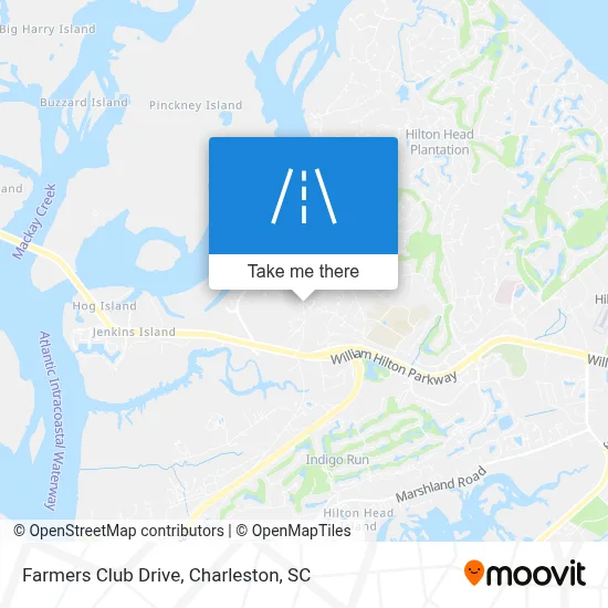 Farmers Club Drive map
