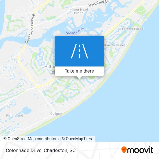 Colonnade Drive map