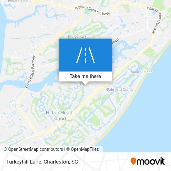Turkeyhill Lane map