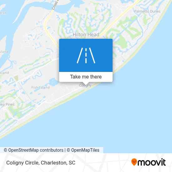 Coligny Circle map