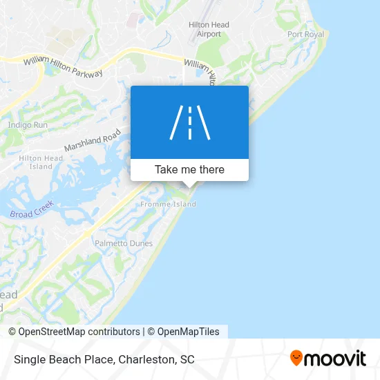 Single Beach Place map