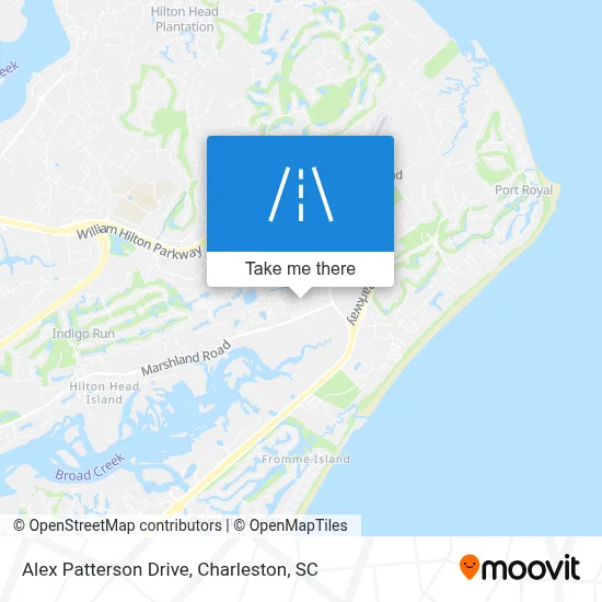 Alex Patterson Drive map