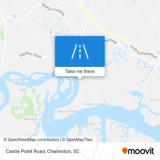 Castle Point Road map