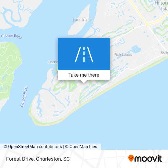 Forest Drive map