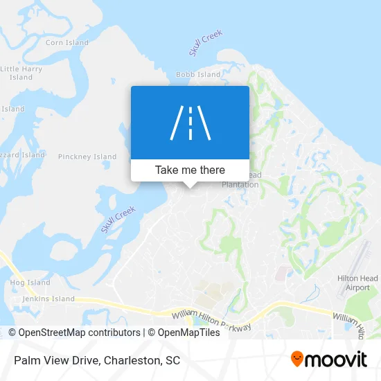 Palm View Drive map