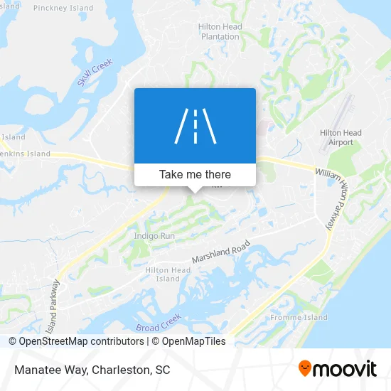 Manatee Way map