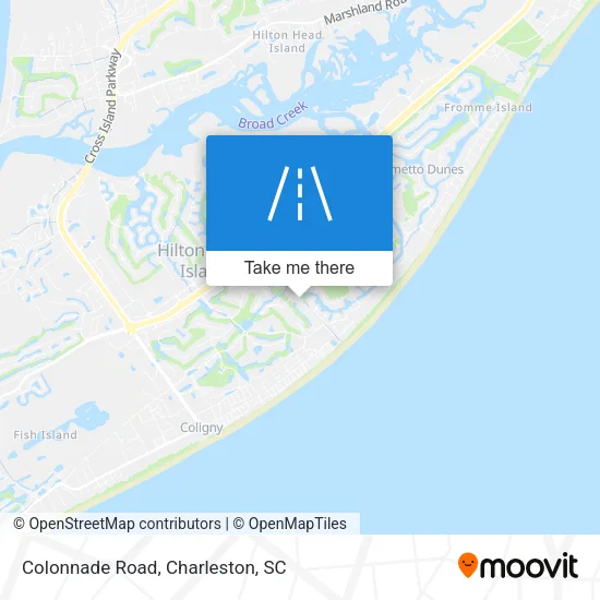 Colonnade Road map