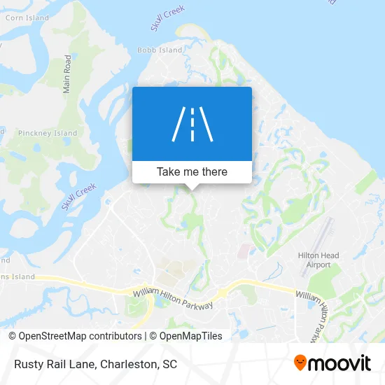 Rusty Rail Lane map