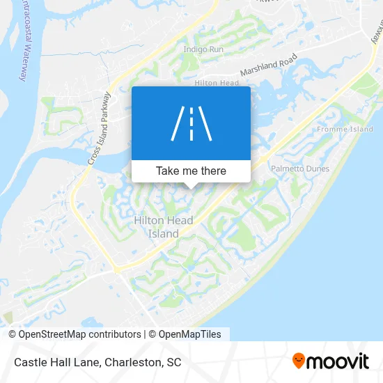 Castle Hall Lane map