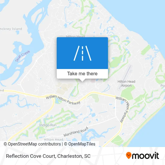 Reflection Cove Court map