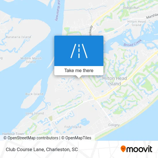 Club Course Lane map