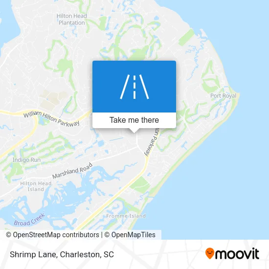 Shrimp Lane map
