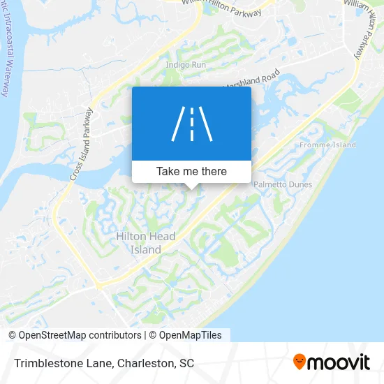 Trimblestone Lane map