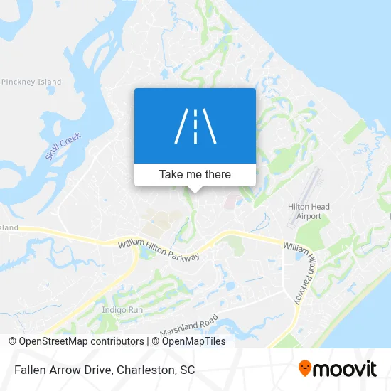 Fallen Arrow Drive map