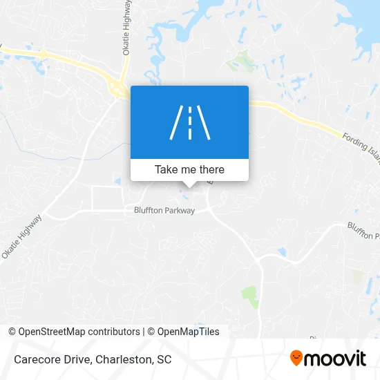 Carecore Drive map