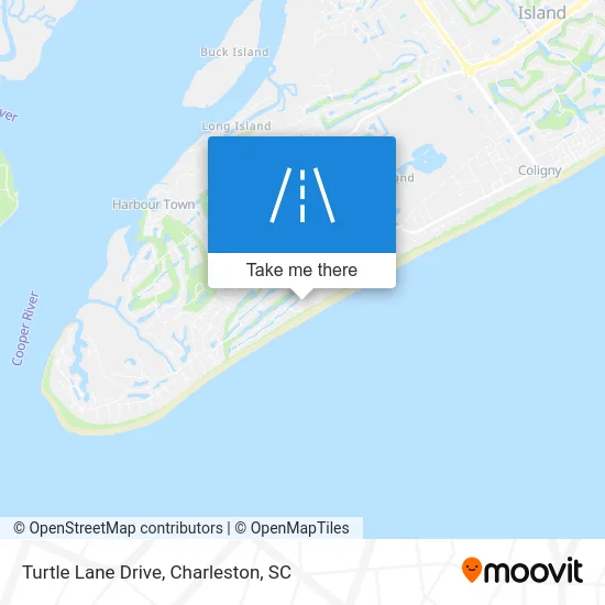 Turtle Lane Drive map