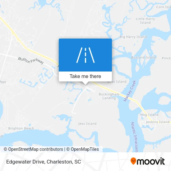 Edgewater Drive map