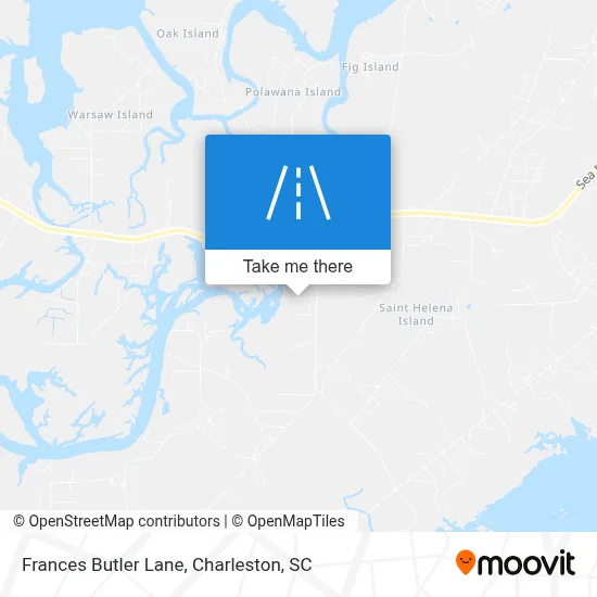 Frances Butler Lane map