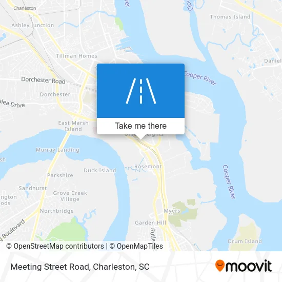Mapa de Meeting Street Road