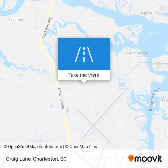 Craig Lane map