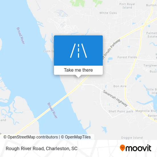 Rough River Road map