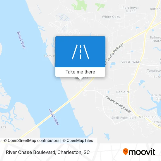 River Chase Boulevard map