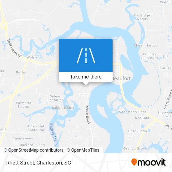 Rhett Street map