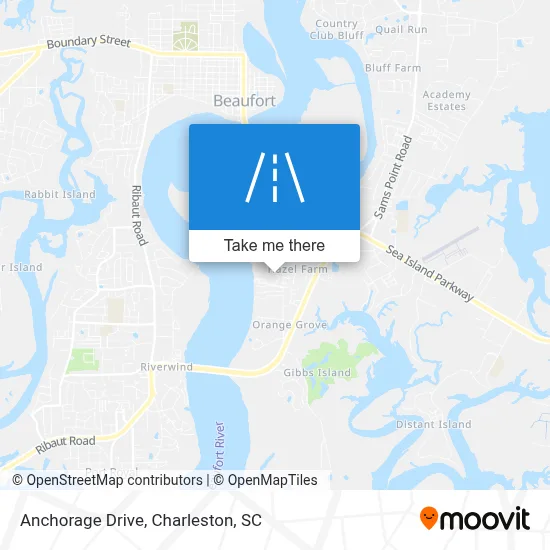Anchorage Drive map