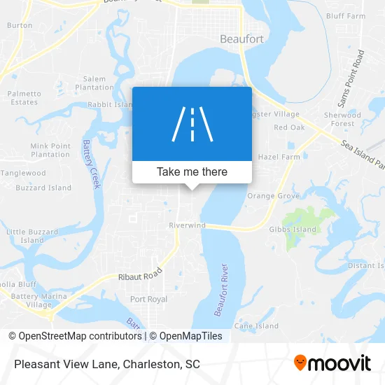 Pleasant View Lane map
